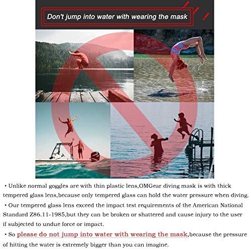 image for OMGear Kid Swim Mask Snorkel Set Snorkeling Gear for Kids Scuba Diving
