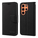 Shantime Custodia in pelle intrecciata per Ulefone Note 22 - Nero