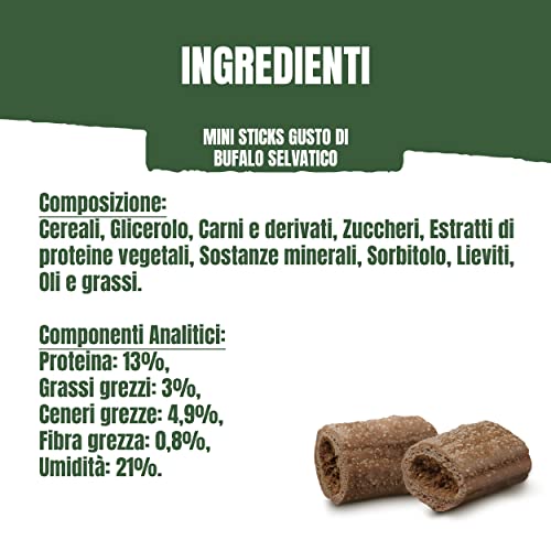 Purina Adventuros Snack Hund Mini Stick mit Büffelgeschmack, 6 Beutel à 90 g