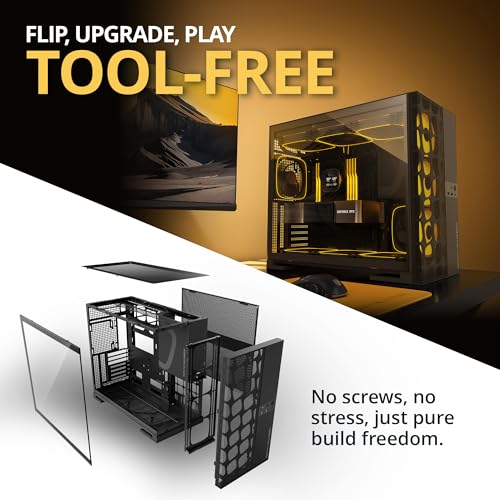 Gabinete Gamer Geometric Future Model 5 Vent Preto com 5 Fans GEO-M5VF-B - Imagem 5