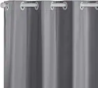 Cortina Blecaute PVC Corta 100% a Luz 2,20 m x 1,30 m - Cores (CINZA)