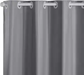 Cortina Blecaute PVC Corta 100% a Luz 2,20 m x 1,30 m - Cores (CINZA)
