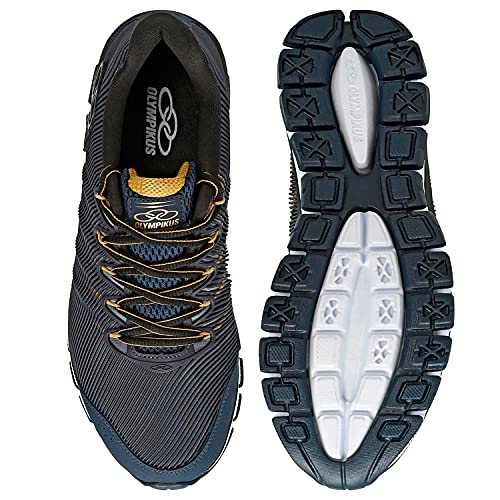 Tênis Dynamic, Olympikus, Masculino, Azul/Dourado, 43