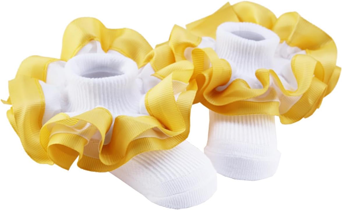 Little Baby Girl Princess Lace Ruffles Socks Set - Image 4