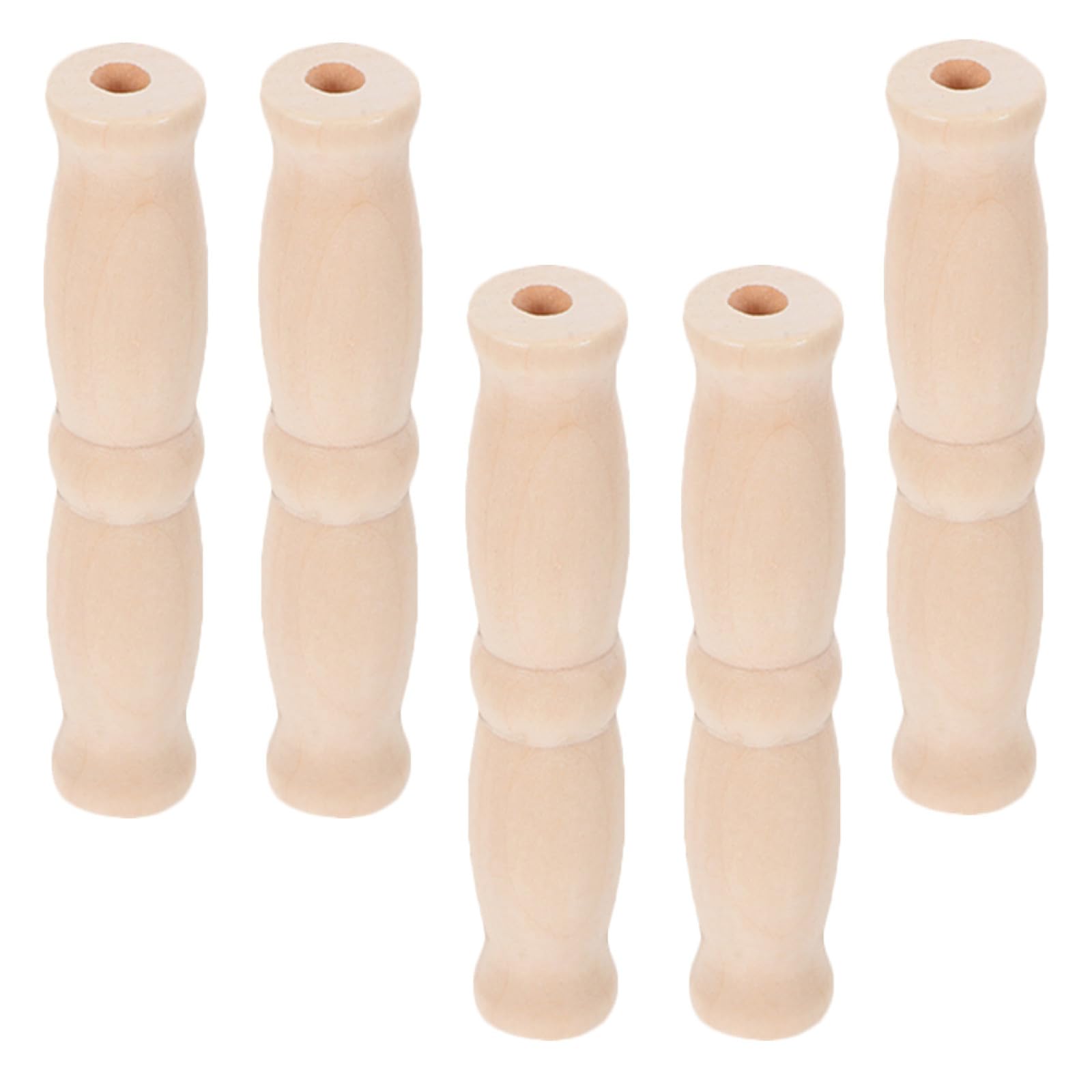Poignées en bois 9 cm pour éviter les douleurs aux mains, rechange pour seaux et paniers