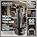 Cocco Hyper Veloce Pro Trimmer, Digital Gap Graphene Blade Edger, High-Torque Brushless BLDC Motor, Cordless, All-Metal Design, Lithium-Ion Battery, Charging Base Included (Carbon Fiber)