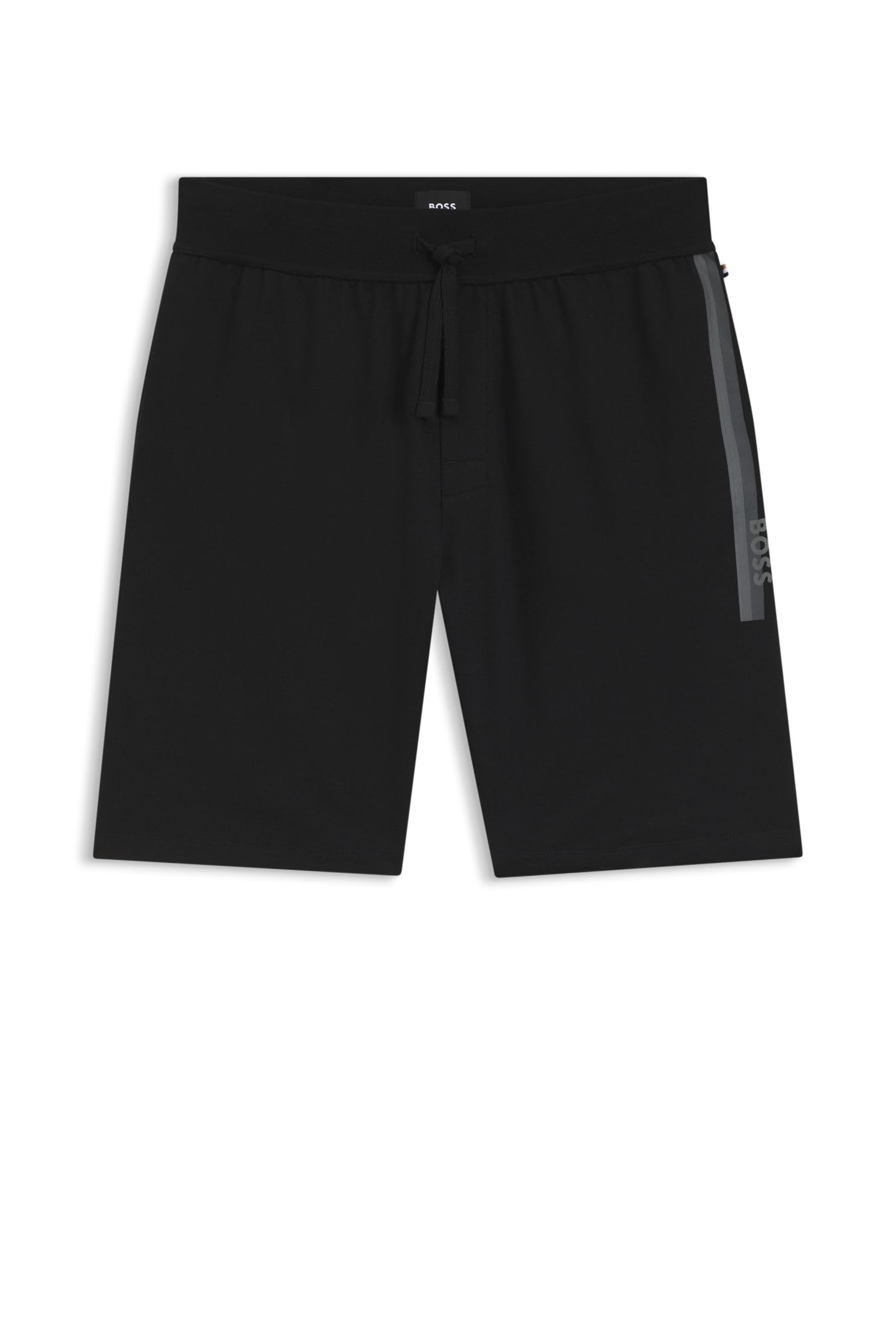 BOSS Mens Authentic Shorts Logo-Print Loungewear Shorts in Cotton Terry