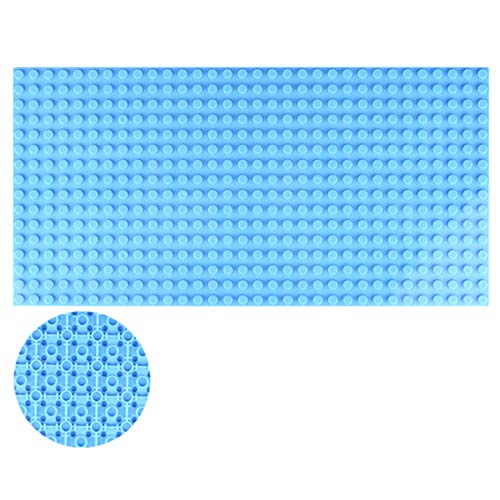 Foxom Bauplatten Straße, 10 Stück Platten-Set Classic Bausteine Grundplatte zum Bauen 16 x 32 Löcher - Kompatibel mit… – Bild 3