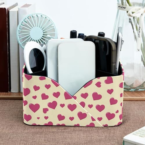 Organiseur de bureau cœur rose, le cadeau idéal pour le travail - 7