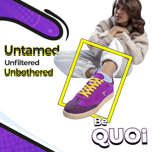 Image of YOHO Quoi Sneakers for Women | Soft Lining & Cushioned Insoles Shoes | Stylish & Casual Everyday | Vibrant Colours