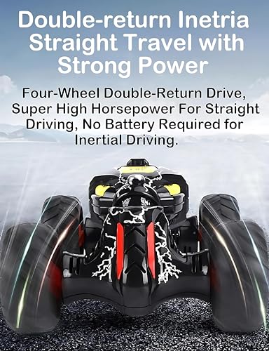 Image of DTX Telescopic Car Pack of 2.Pull Back Monster Telescopic Non Electric Car with Press-Pull-Leave Feature Run On Any Surface Without Battery Friction Powered Toy - Color As Per Stock