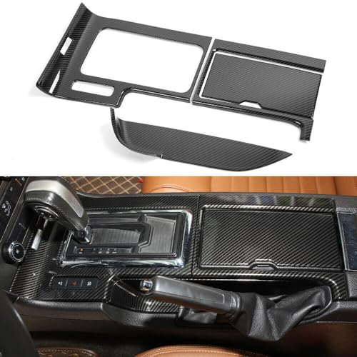 Tapas portavasos consola central carbono Ford Mustang miniatura 3