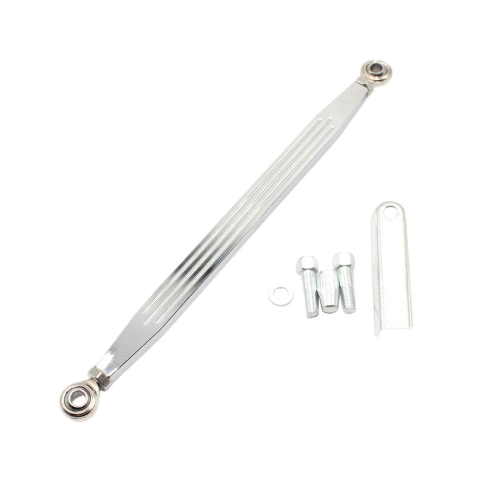 Motorcycle Gear Rod Linkage Big Twin Motorcycle Gear Gear Connecting Rod Universal Universal Compatibility Parts Triple Line Chrome-image-5