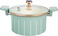 SiaBiced Micro Panela de Pressão para Cozimento 10L Multifuncional com Tampa Lenta
