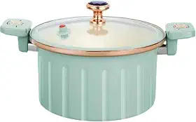 SiaBiced Micro Panela de Pressão para Cozimento 10L Multifuncional com Tampa Lenta