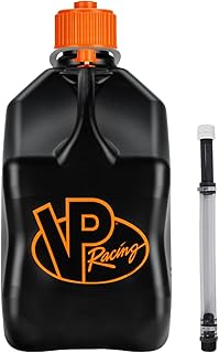 VP Racing 3852-CA, 5.5 Gallon Square V-Twin Jug with Deluxe Filler Hose