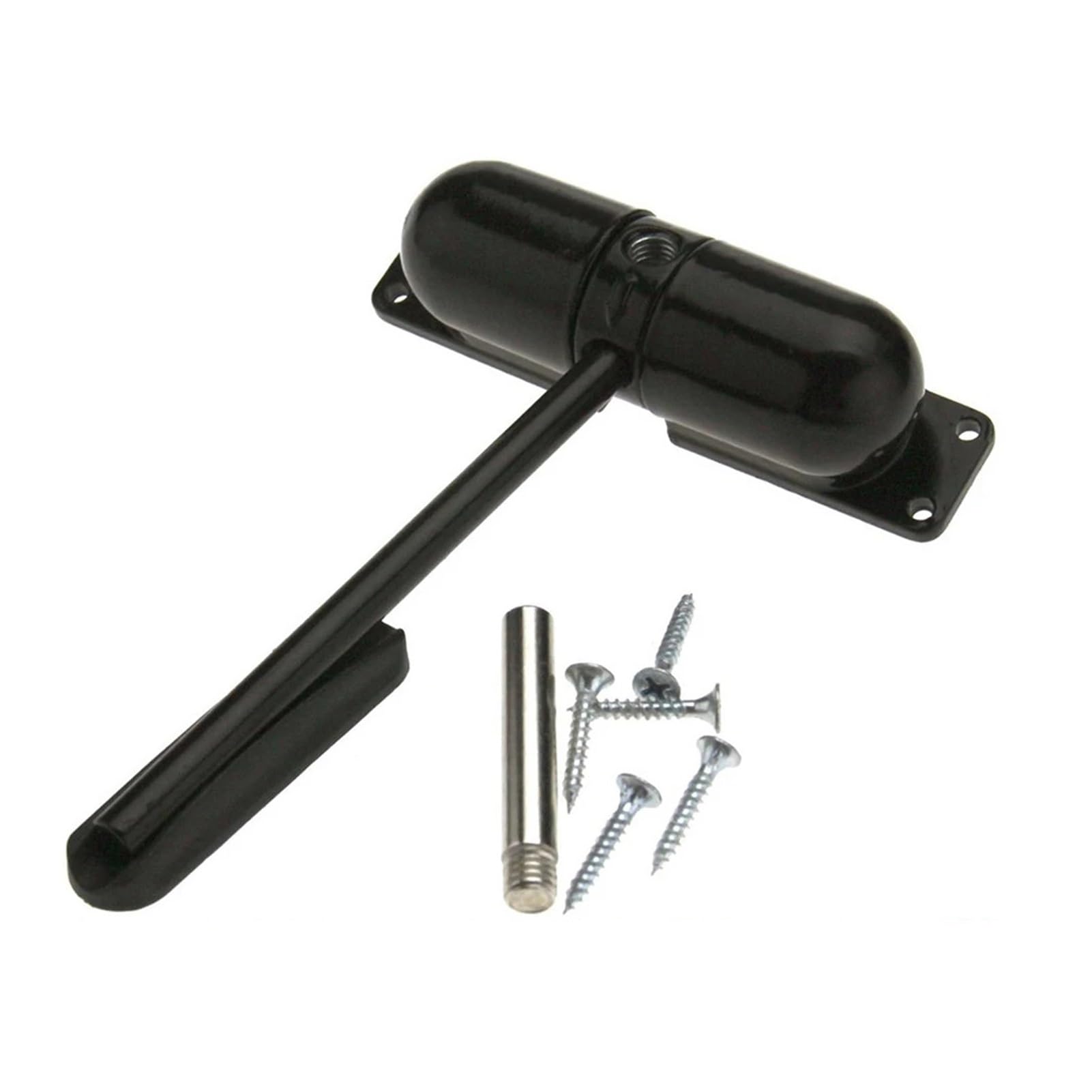 Forvexilla Black Mounted Adjustable Automatic Spring Door Closer Portable Hardware