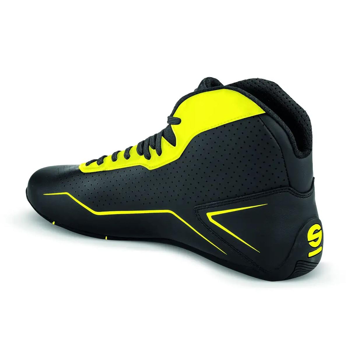 Sparco Unisex K-Pole Shoes Size 41 Black/Fluo Or