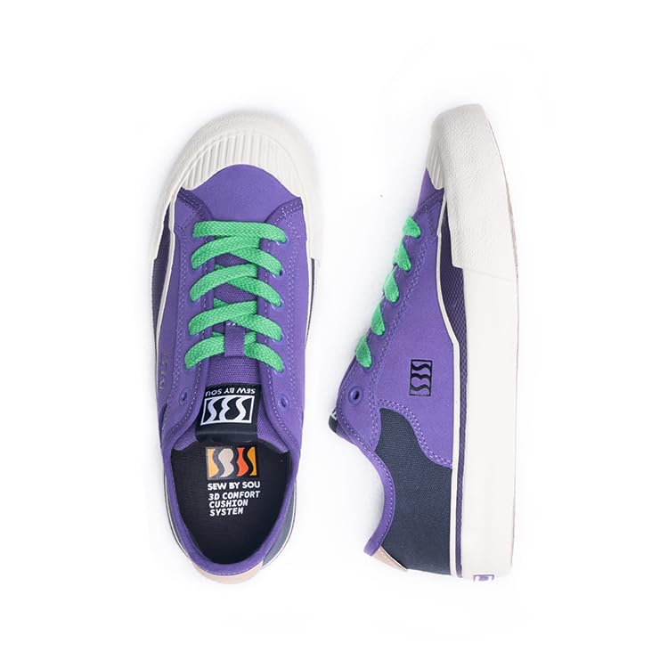 Image of Skateboard Shoes for Men Leather Low Top Pro Skateboarding Training Casual Sneakers