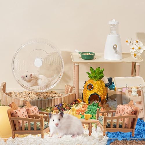 Petit animal et cage triste ? Solution mini canapé jouet pour hamster et décors