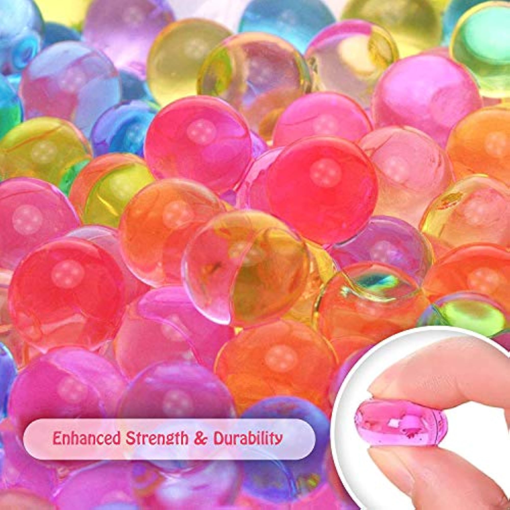 Expandable Rainbow Water Jelly Balls, 250g Pack