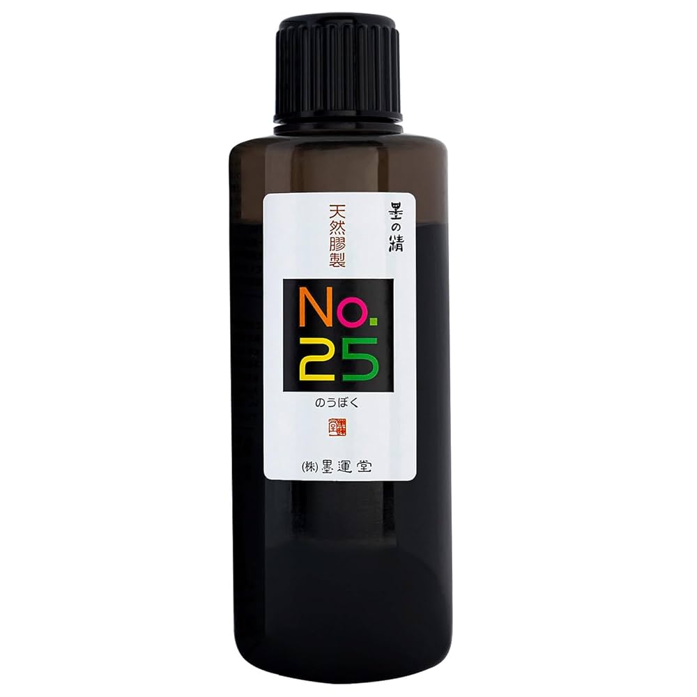 Amazon | 墨運堂 練墨 のうぼく No.25 160g 12914 | 墨・墨汁
