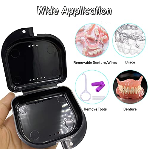 Orthodontic Retainer Case with Vent Holes - Black - Image 6