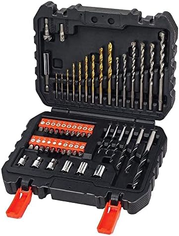 Black + Decker A7188 Drill and Screwdriver Bit Set 50-Piece