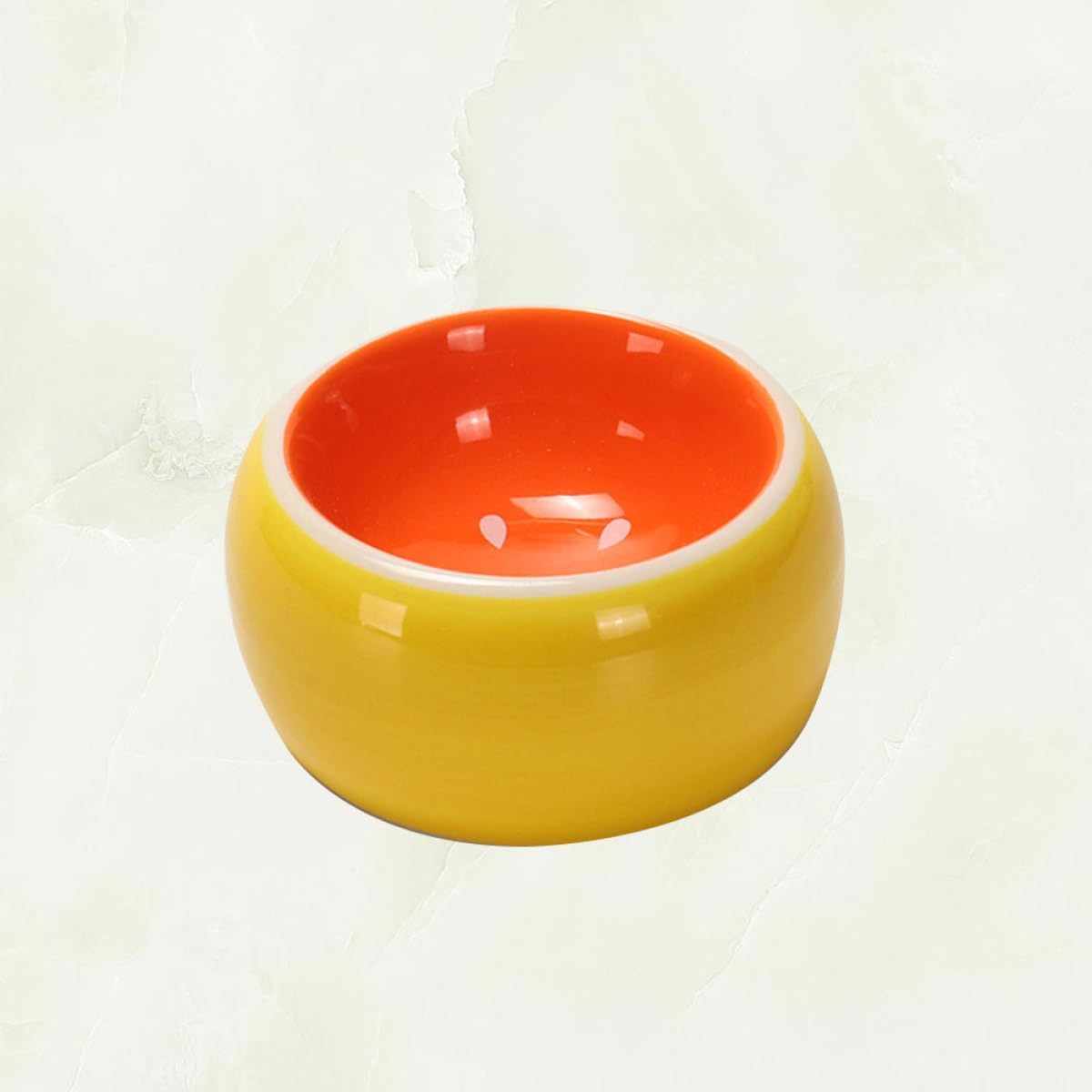 Hamster Ceramic Feeding Bowl Pet Food Dish Style Cute Small Animal Pet Ceramic Bowl for Hamsters and Gerbils