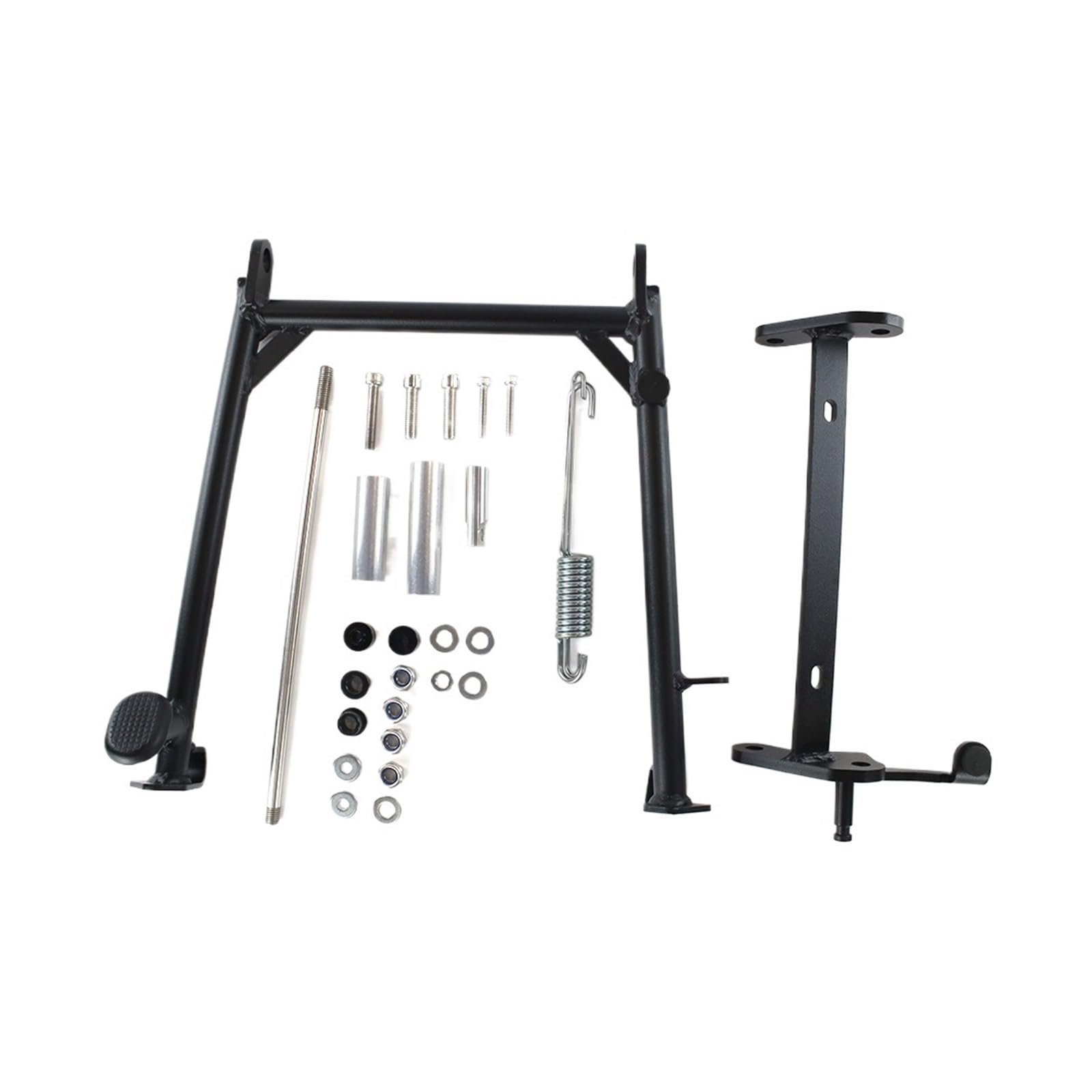 Pdanbd Black Motorcycle Center Kickstand Motorcycle Accessories Center Stand Support Parking Bracket Centerstand Kickstand Foot Fit For Crf300l / Rally 2021-2024