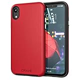 iPhone XR Case, Crave Dual Guard Protection Series Case for Apple iPhone XR (6.1 inch) - Red