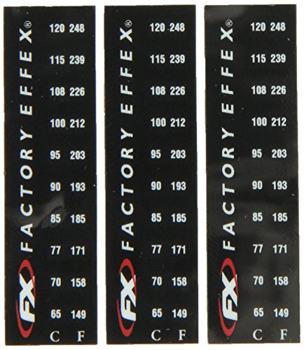 Factory Effex 08-90225 Temp Specialty Sticker, (Pack of 3)