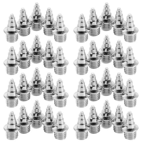 LIGHTAOTAO Clavos para Zapatillas de Running 7 MM de Acero Inoxidable, 50 Unidades Extraíbles para Entrenamiento y Competición en Pista, Picos Cortos para Atletismo y Sprint