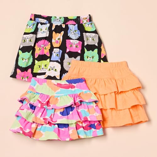 Amazon Essentials Girls and Toddlers' Knitted Ruffle Scooter Skirts (Previously Spotted Zebra), Multipacks - Image 4