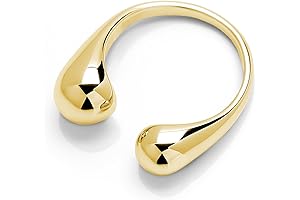14K Gold Plated Open Gold Ring for Women