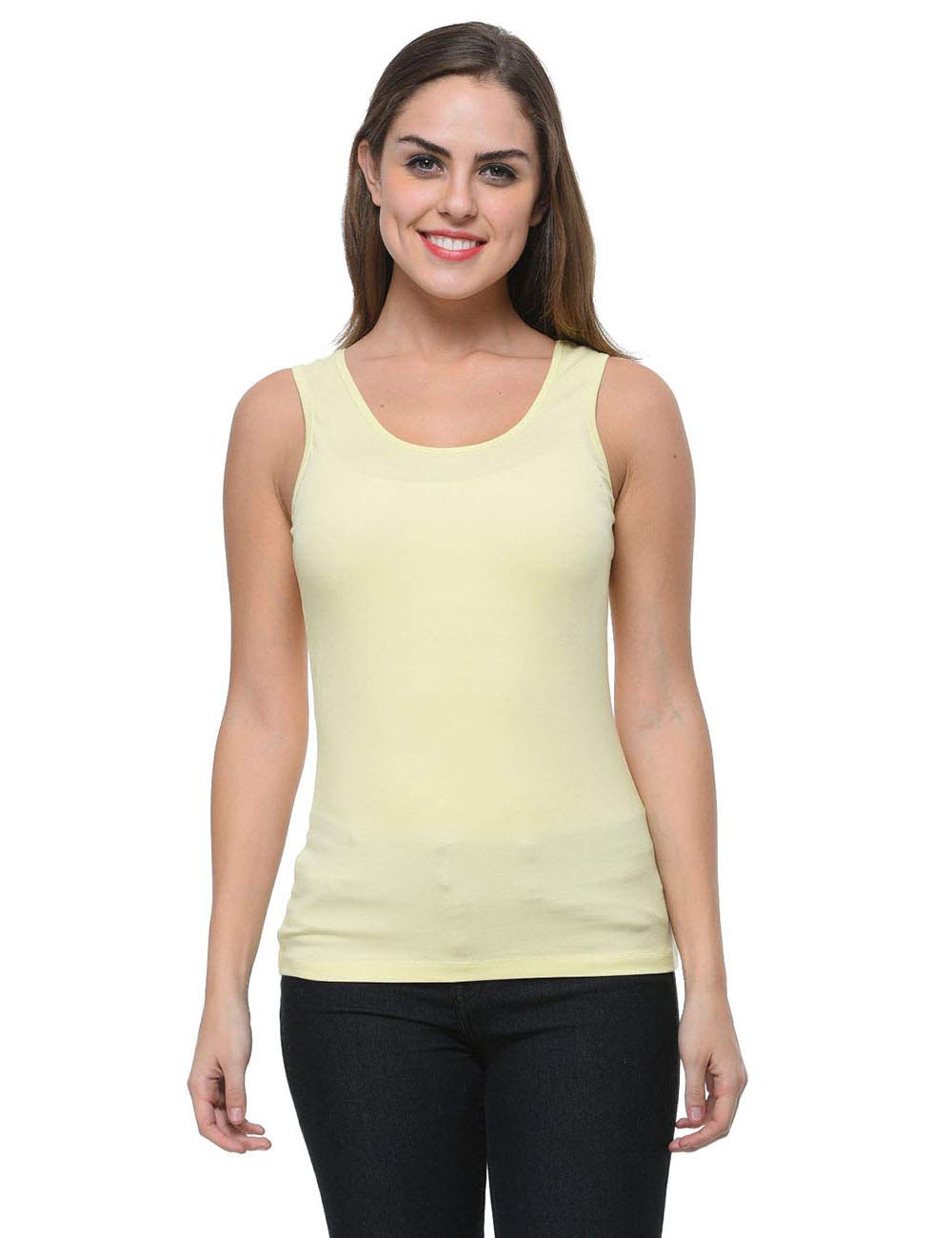 frenchtrendz Women's Cotton Spandex Regular Fit Tank Top(XS-4XL)-picture-14