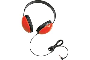 Califone 2800-RD Listening First Stereo Headphones with 3.5mm Mini Plug: Ensuring Clear...