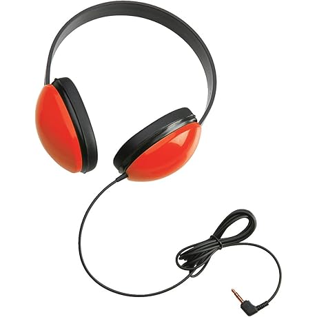 Califone 2800-RD Listening First Stereo Headphones with 3.5mm Mini Plug: Ensuring Clear...
