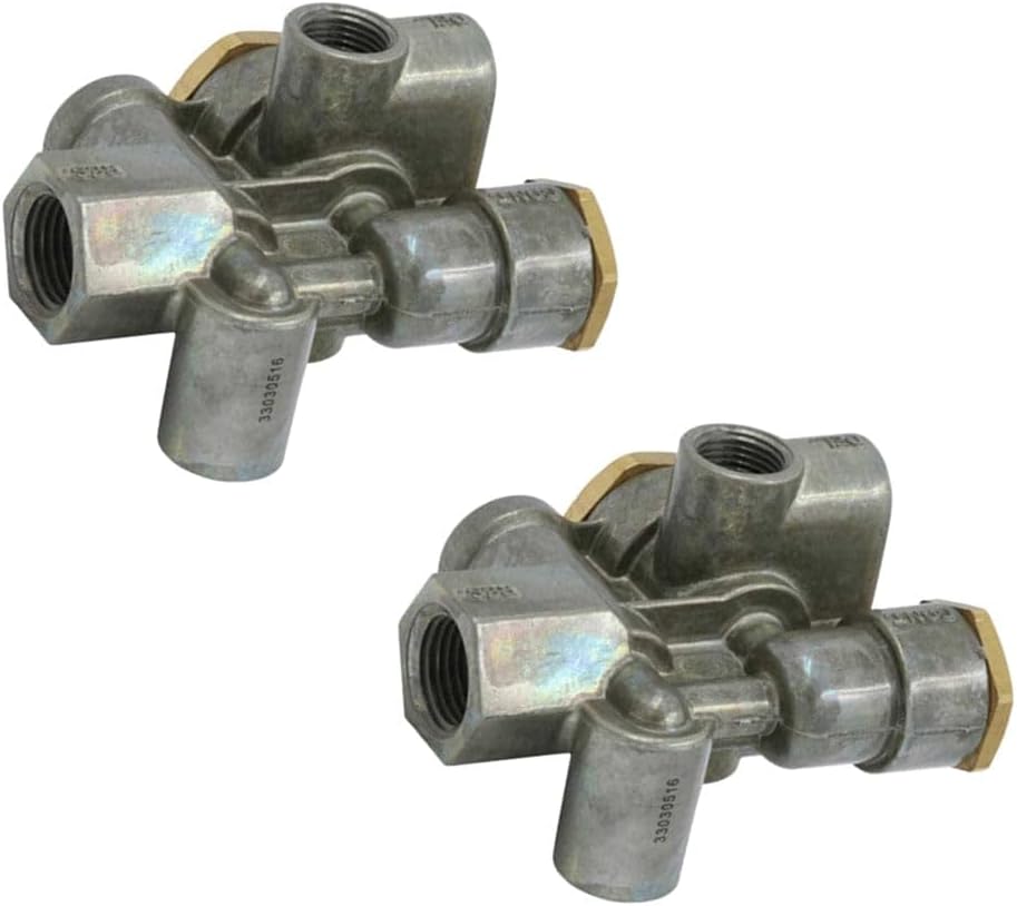 Mytee Products 2 Pack Spring Brake Control Valve, Spring Brake Priority Replace 110500, Sealco, K025778, Freightliner TAC51301, 110500X