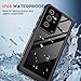 zapica Designed for Waterproof Samsung Galaxy S21 Ultra Case, Built-in Camera & Screen Protector [IP68 Waterproof][Military Drop Proof] Full Body Protective Phone Case for Galaxy S21 Ultra,Black/Clear