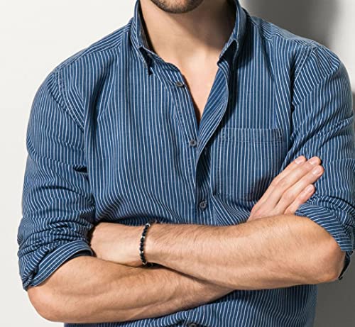 GAVU Men's Crystal Beaded Bracelet, Crystal Bracelet for Men3