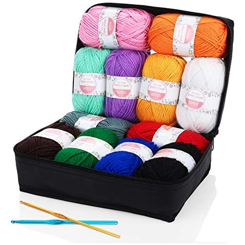 SOLEDI Hilo para Tejer a Crochet con Kit de Ganchillos Cover
