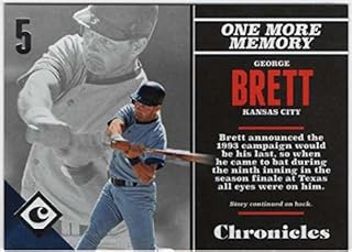 2017 Panini Chronicles Baseball #82 George Brett Kansas City Royals