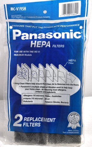 Panasonic Upright Vacuum Cleaner Secondary Filter Models: MC-V9628, MC-V9638 and All 9600 Series