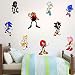Pegatinas de ventana Sonic The Hedgehog, Pegatina De Pared De Dibujos Animados Para Niños, Decoración De Dormitorio, Ventana Sonci, Pegatinas De Pared, Calcomanías De Pared, Decoración Del Hogar