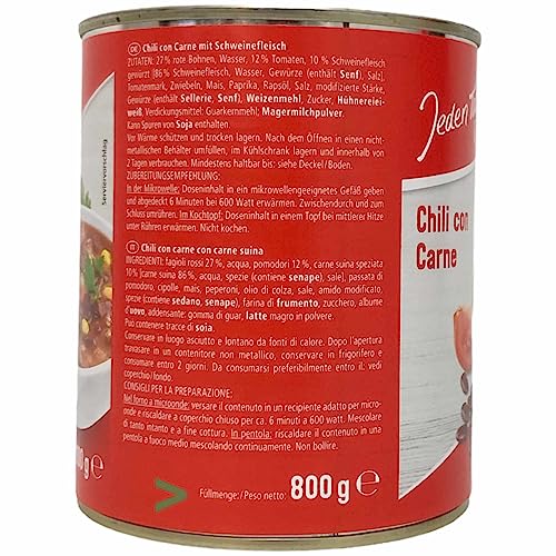 usy Bundle für Jeden Tag Chili Con Carne Fertiggericht (800g Dose) + usy Block – Bild 6