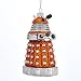 Kurt Adler 5" Doctor Who Glass Orange Scientist Dalek Ornament