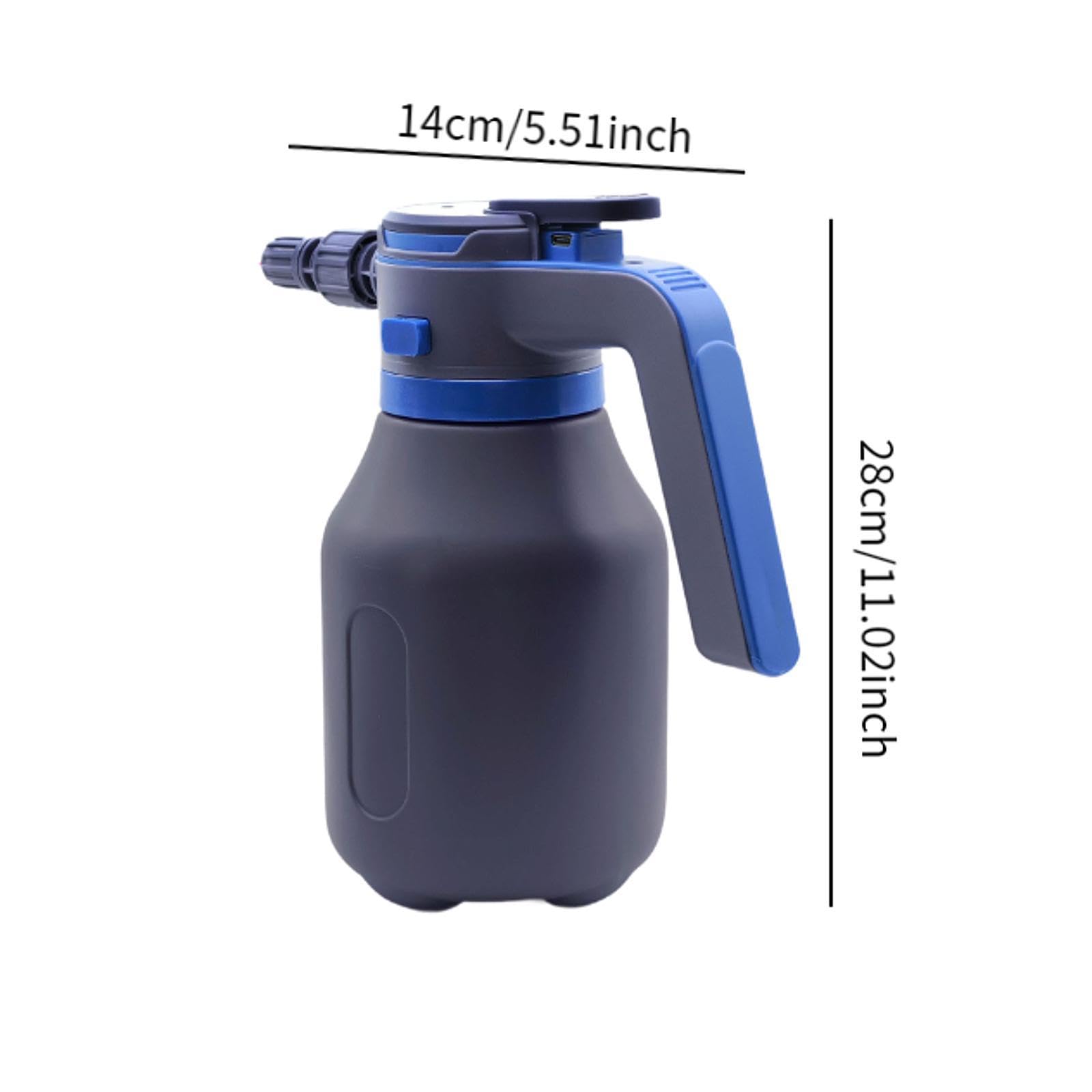 Electric Foam Sprayer Elektrisches Schaumdrucksprühgerät Automobil Reinigungswerkzeug Handgehalten Material für Autopflege Wohnungsputz Garten, Lila