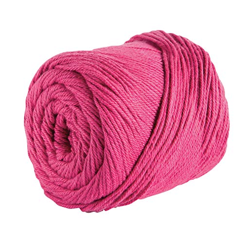 Image of Knit Picks Dishie Worsted Weight 100% Cotton Yarn Pink - 100 g (Begonia)