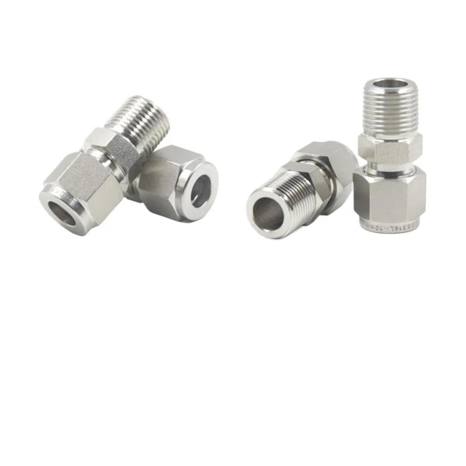 Union Compression Tube, Connecteur Raccord Tuyau Acier Inoxydable 316L